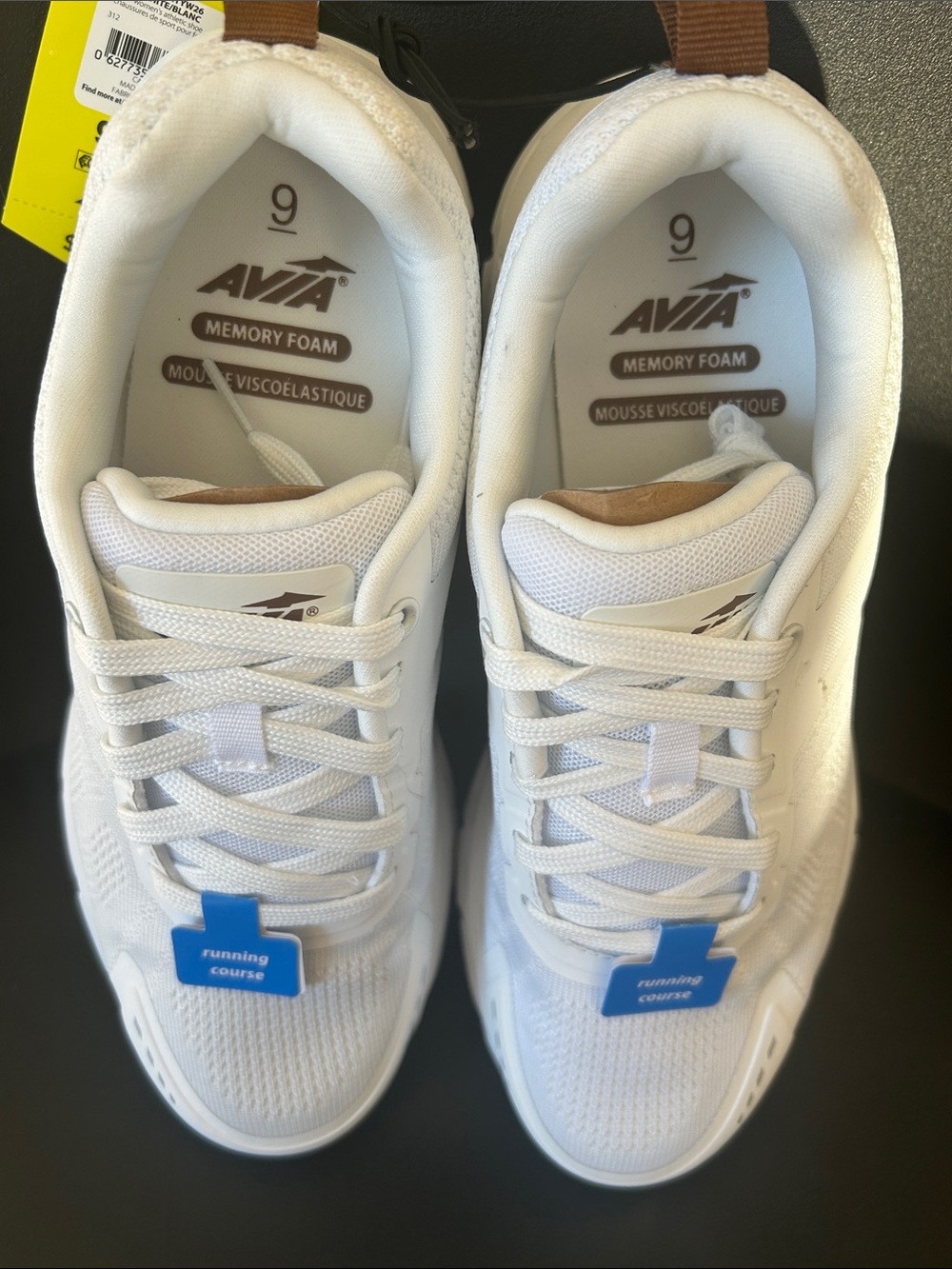 NWT 🆕 Avia Women’s White Lightweight Mesh Running Sneakers size 9 - Picture 4 of 4